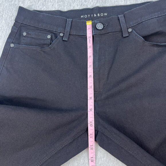 Mott & Bow Slim Jay Ryns Jeans Mens 32x30 (Fits 33x30) Black Stretch Denim - Picture 16 of 16